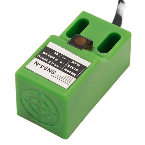 Sensor SN04-N NPN de proximidad inductivo con tres cables y detección de cuatro milímetros
