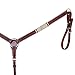 Oxbow Tack 201942 Rawhide Braided Tooled Breast Collar