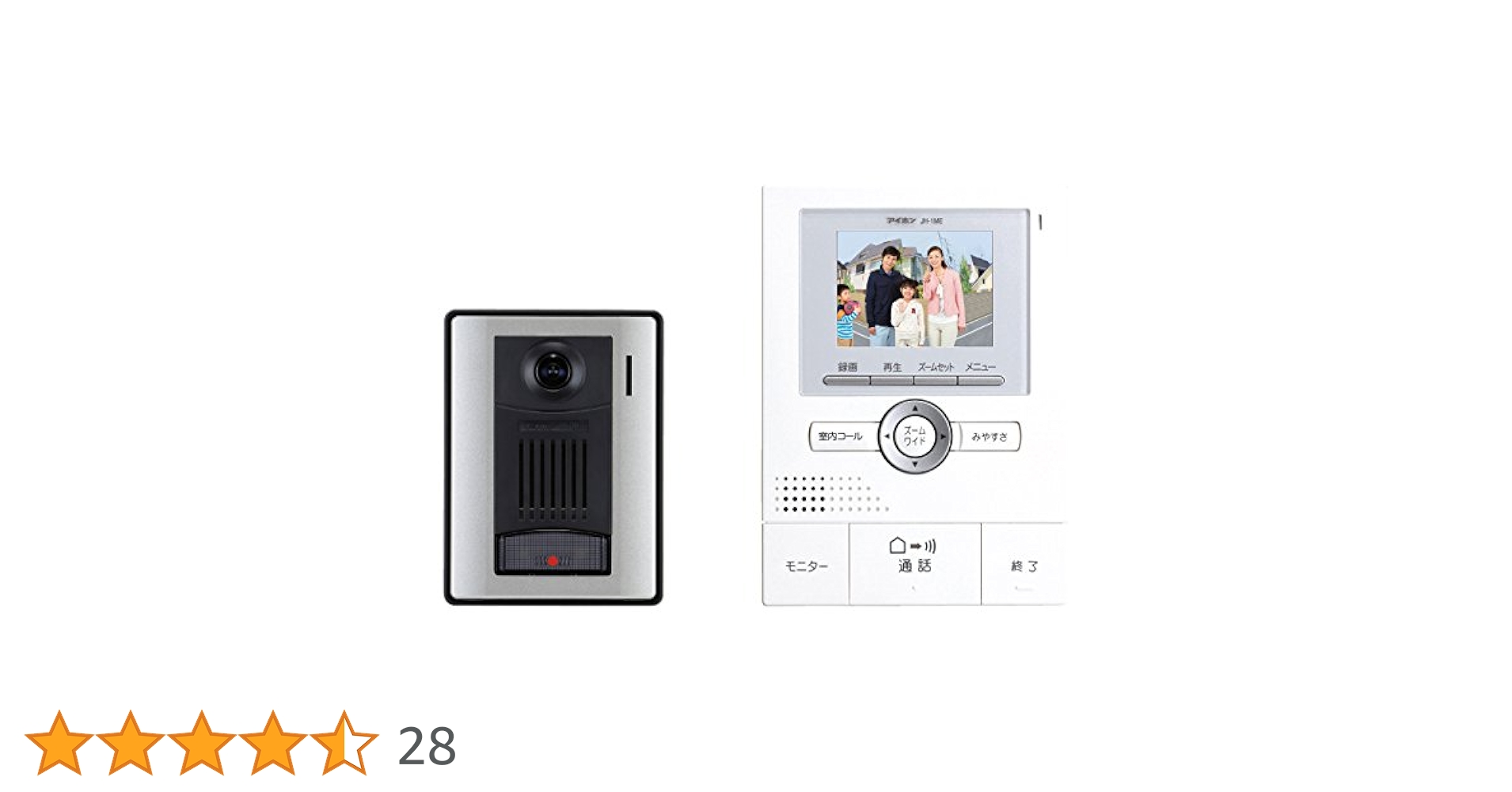 Amazon.co.jp: アイホン ハンズフリードアホン ROCOワイド録画