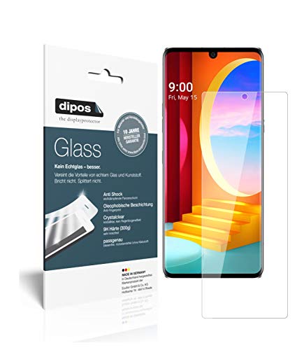 dipos I Protector de Pantalla Compatible con LG Velvet 4G Vidrio Flexible Cristal Proteccion 9H