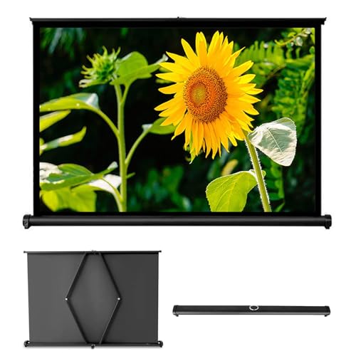Pantalla portátil retráctil para proyector 40 pulgadas