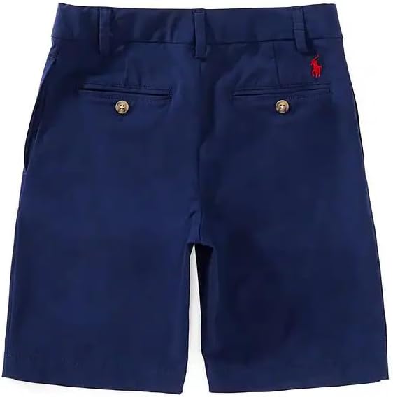 Ralph Lauren Big Boys Flat-Front Performance Stretch Shorts Shorts 20 Navy Blue
