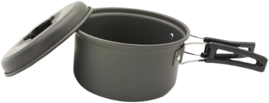 1pc Camping Cooking Pot Multi-Function Open Fire Stew Pot for Outdoor Portable Picnic Noodles Bowls