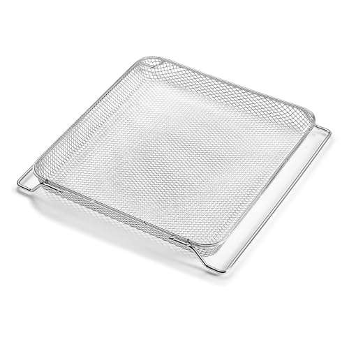 Image of Air Fryer Basket Replacement for Ninja 12-in-1 DCT451 DCT401 DCT402BK DCT601 DCT651 Double Oven，Mesh Basket for Convection Toaster Oven, Air Fryer Accessories Compatible with Ninja Oven