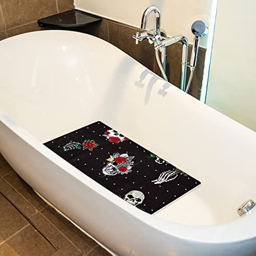 Tapis de douche antidérapant avec ventouses et drainage efficace