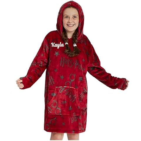 Personalised Harry Potter Oversized Fleece Hoodie Cover