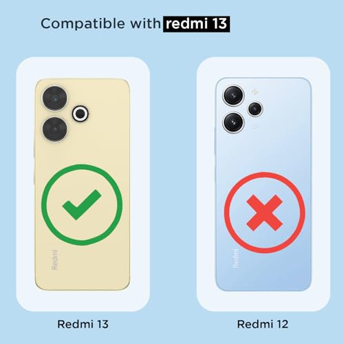 Image of Pikkme Back Cover for Redmi 13 5G / Poco M6 Plus 5G Mag-Safe Shockproof PC + TPU | Protective Case Magnetic Support | Bumper Case (Transparent Mag-Safe)