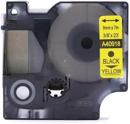 Label Tape 6PCS 9mm*7m 40913 40910 40916 40917 40918 40919 for D-MO D1 for M-ker L-belManager 160 280(A40918-6PCS)