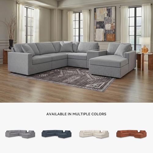 Image of Signature Design by Ashley 6-Piece Modular Sectional with Chaise, Modmax