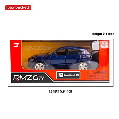 Modelo de Coche Maserati Levante 1:36 RMZ City Azul miniatura 7