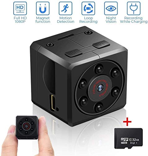 Mini Spy Camera Hidden Camera Full HD 1080P Portable Nanny Cam with Upgraded