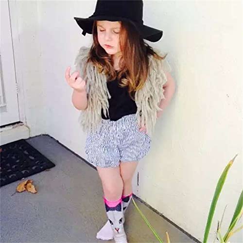 Colete de outono para bebês meninos roupas curtas moletom infantil tricotado com borla, suéter de bo