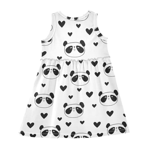 Girls' Dresses Toddler Summer Dress Sleeveless Dresses for Girls Cotton Sundress 2-8Y2