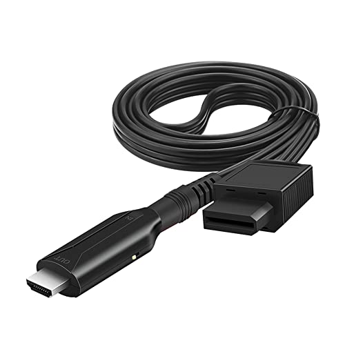 Jerilla Cables de Wii a HDMI, WII a HDMI Convertidor Conector Video Audio HD 720P/1080P Cable Adaptador Compatible con Nintendo Wii, TV, Monitor, Proyector