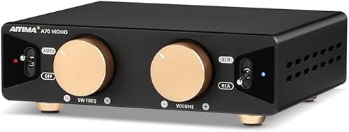 AIYIMA Amplificador mono A70 con receptor de audio para el hogar PFFB, amplificador Clase D TPA3255 con subwoofer para altavoz de estantería de cine disponible en Yaxa Costa Rica