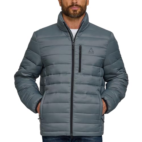 Gerry Packable Puffer Jacket Men, Warm Lightweight Winter Jackets for Men