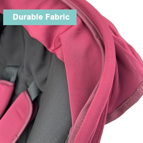 Image of Stroller Accessories Replacement Canopy Compatible with Doona+ and Doona i Car Seats & Strollers, Larger Sunshade, Durable Fabric (Wine red)