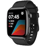 Titan Smart 4.0 Smartwatch with 1.93” AMOLED Display, Infinite AI Watch Faces, AI Voice assistant, Smart Hydration, Multiple Menu Styles, QR Hub​, 100+ Multisports, BT Calling, HRM, SpO2,Games - Black