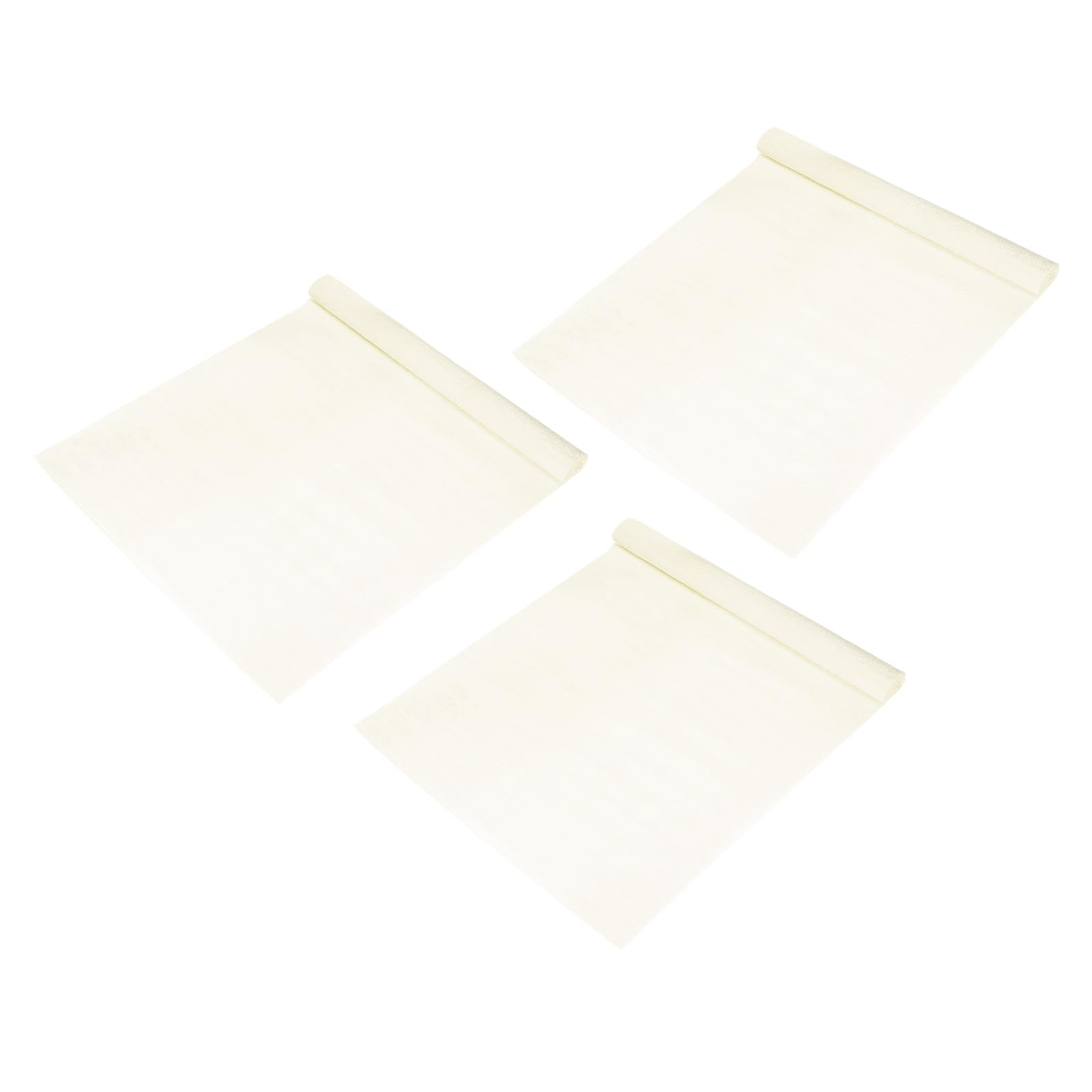 QUARKZMAN 3 Rouleaux De Papier Crêpe 19 x 98 Pouces Streamer Fleur Blanc