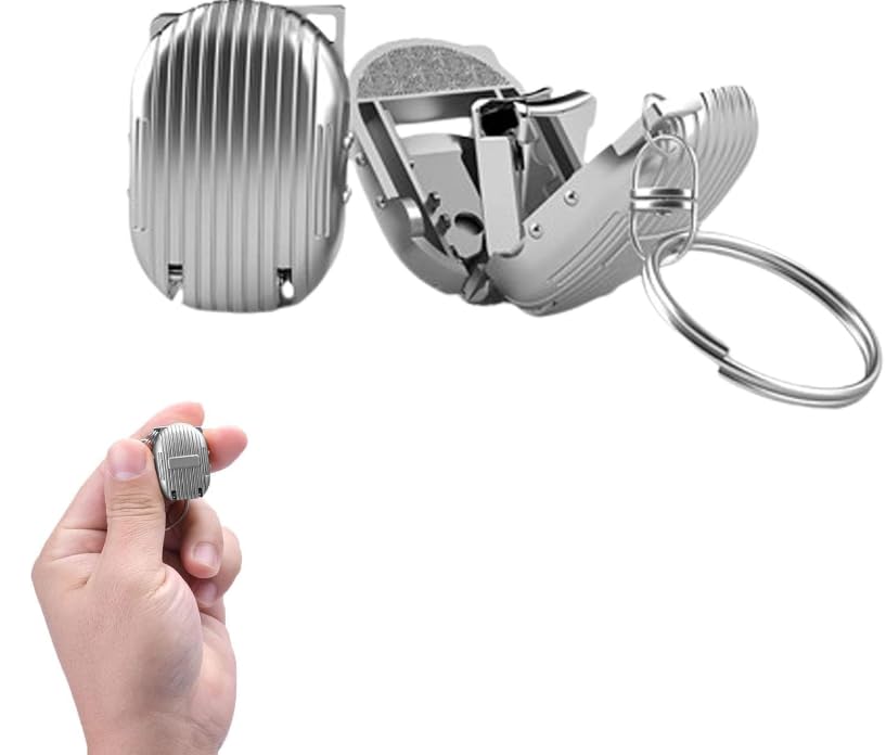 Amazon | 折りたたみミニ爪切り、メタルデザインドイツミニ折りたたみ