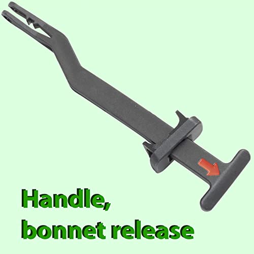 AERZETIX - C65442 - Griff, Motorhaubenentriegelung - länge 146 mm - aus glasfaserverstärktem kunststoff - kompatibel mit Vw 3B0 823 593D, 3B0823593D01C