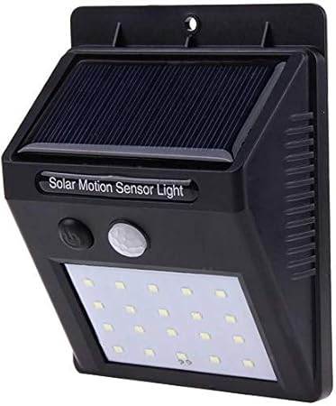 PARIJAT LED Bright Outdoor Security Lights with Motion Sensor (Black)