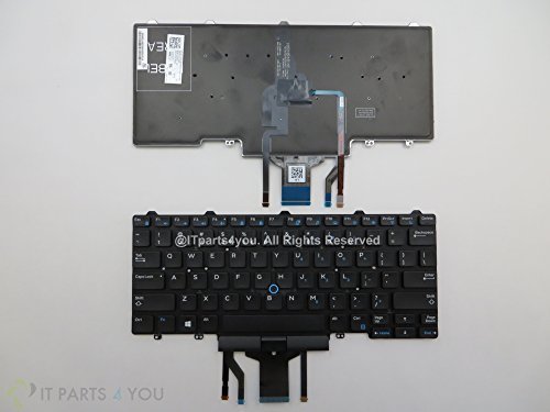 Neuf D'origine Dell Latitude E7450 E5450 US 82 touches, Dual Pointant clavier rétro-éclairé: F2X80