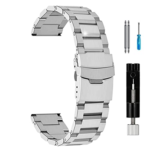 [JUSUTEK] lC voh B|  18mm/20mm/22mm/23mm/24mm/25mmXeX 316lXeX YrvU[xg,NH[cv/@Bv/X}[gEHb` xg ^xg (22MM, )
