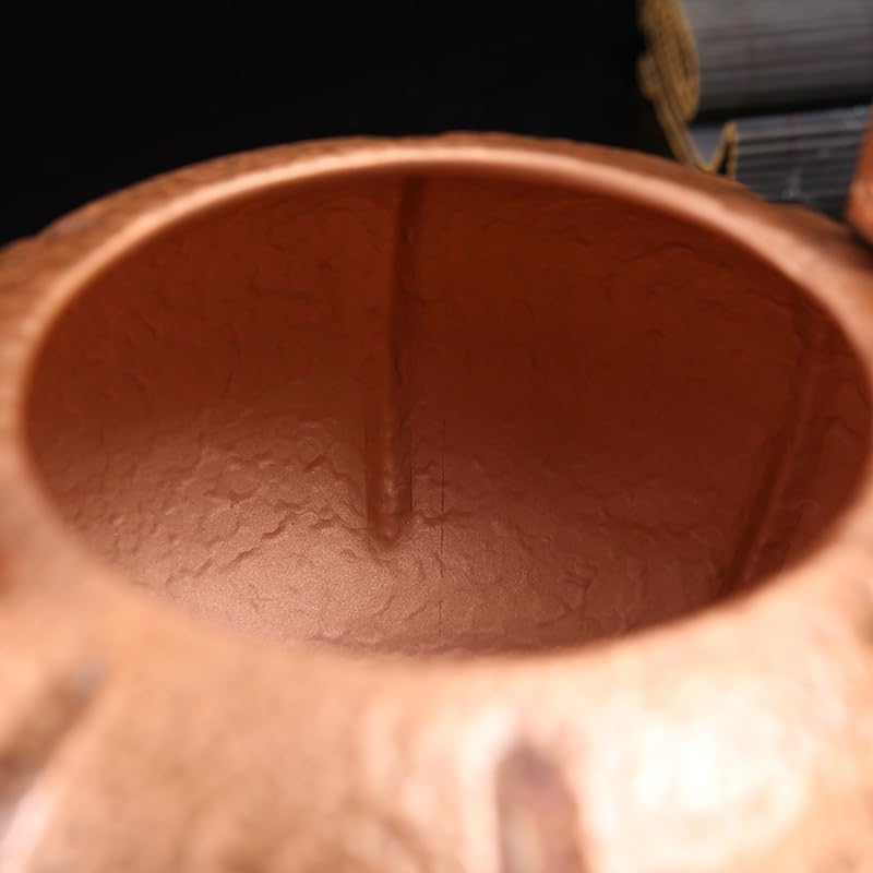 1800 ml wzór dyni ręcznie robiony czajniczek piec górny miedziany dzbanek do herbaty turecki dzbanek do herbaty czysty na płytę kuchenną miedziany czajnik do herbaty płyta kuchenna