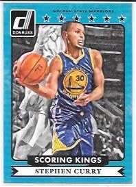 Stephen Curry 2014-15 Donruss Scoring Kings Golden State Warriors Insert Card #39