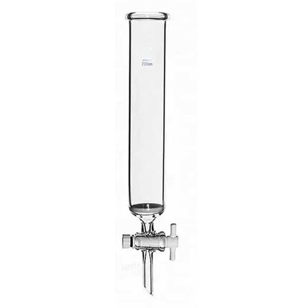 Columna cromatográfica de laboratorio vidrio con núcleo arena (1 unidad) Equipamiento de laboratorio