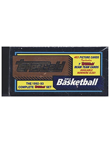 1992-93 Topps Gold Basketball Set Shaquille O'Neal Rookie