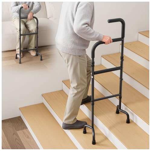 Stair Canes for Seniors, Adjustable Height Stair Lifts for Seniors, Portable Lightweight Stairlifts...