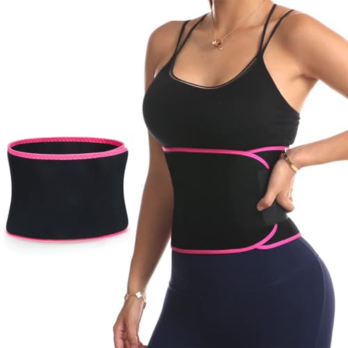 INGJIA extra-breiter Bauchweggürtel für Damen & Herren, Hot Belt & Schwitzgürtel, Waist Trimmer, Bauchweg Schwitzgürtel Zum Waist Trainer Damen Neopren Gürtel, Sauna Fitness