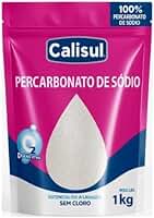 Percarbonato de Sódio 1kg 100% Puro Premium – Oxigênio Ativo Tira Manchas para Roupas, Clareador Sem Cloro, Limpeza Profunda e Lavanderia