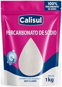 Percarbonato de Sódio 1kg 100% Puro Premium – Oxigênio Ativo Tira Manchas para Roupas, Clareador Sem Cloro, Limpeza Profunda e Lavanderia
