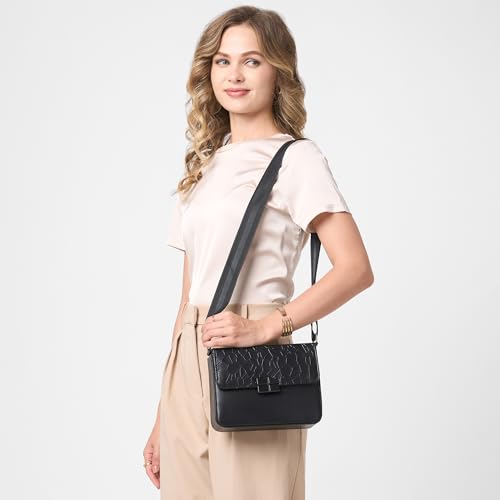 Image of Caprese Paulina Medium Sling Bag for Women with Adjustable Strap for Comfortable Wear | Flap with Magnetic Button Closure | Versatile Handbag for Everyday Use, Travel, & Special Occasions