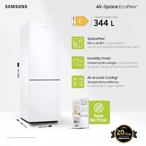 SAMSUNG Réfrigérateur combiné 2 portes 344 litres no frost RB33B610EWW - vue 7