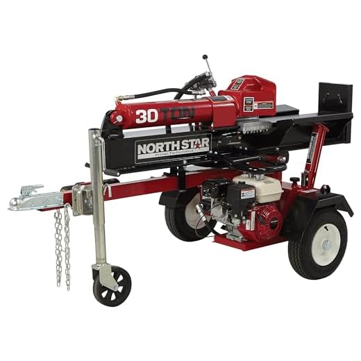 NorthStar Horizontal/Vertical Log Splitter - 30-Ton, 200cc Honda GX200 Engine