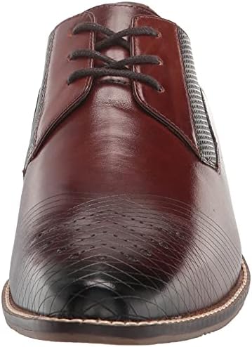 Stacy Adams Men's JOVIAN Burnished Leather Oxford, Cognac, 14 | Image 1