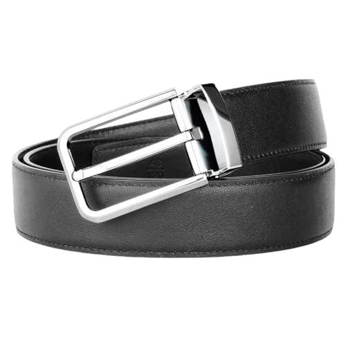 Ceinture d'affaires en cuir pour homme et pantalon de jeans décontracté