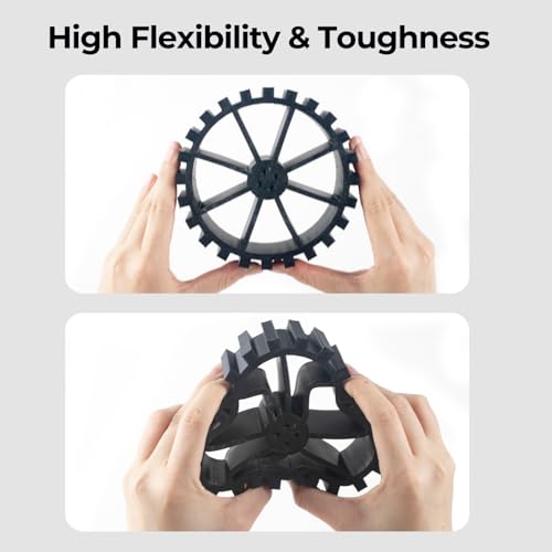 Image of Siraya Tech Flex TPU 95A 3D Printer Filament, ISO 10993 Tested, Black, 1kg | 95A Shore, High Flow & Speed, Flexible & Tough, Moisture-Resistant Resealable Bag, for Footwear, Protective Gear