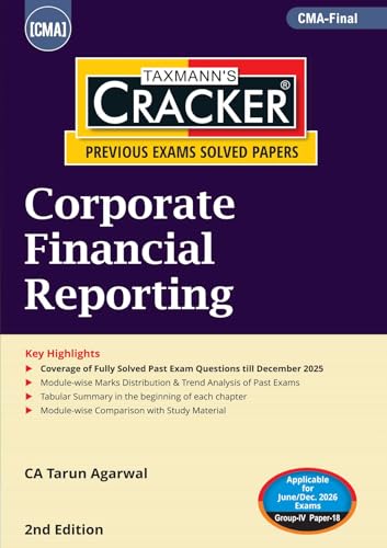 Image of Taxmann's CRACKER COMBO for CMA Final | June /Dec. 2026 Exams - Group IV | Papers 17 to 20A | CRACKER Series | CMAD, CFR, ITLP, and SPMBV | January 2026 Edition | Set of 4 Books