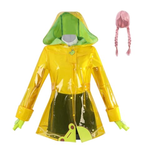 Vasojot Mei Cosplay Costume and Wig Mei Costume Adult Women Halloween Carnival Cosplay Outfits,XX-Large