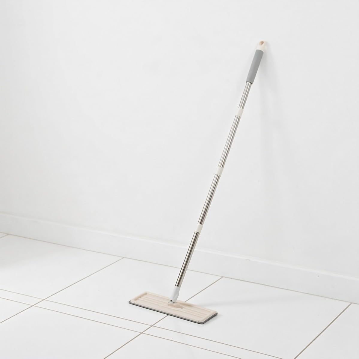Abaodam Fregona Plana y Cubo sin Uso de Manos para Limpieza del Hogar