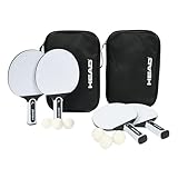 HEAD EastPoint Sports Rubberized Outdoor Table Tennis Paddle Set