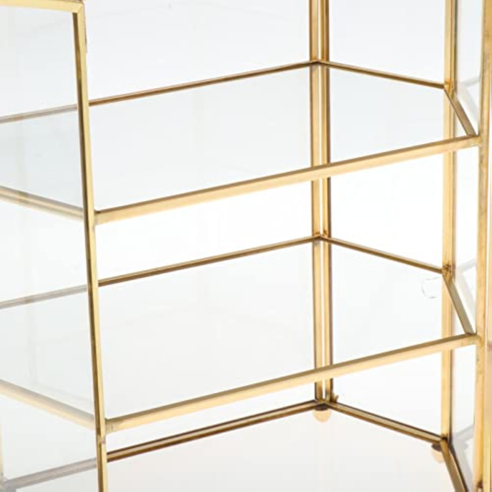 Glass Cosmetic Makeup Organizer Jewelry Drawer