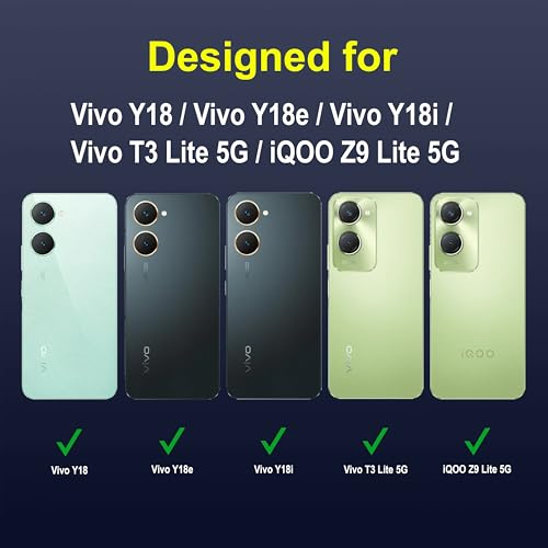 Image of amazon basics Back Case Cover for Vivo Y18 | Compatible for Vivo Y18 Back Cover | Liquid Silicon Magic Case with Camera Protection | Sapphire