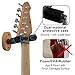 AUPHY Guitar Wall Mount Auto Lock,Guitar Wall Holder with Nitro-Safe Velvet,Universal Compatibility for All Headstocks and Neck Widths Supports Acoustic, Electric, and Bass Guitars