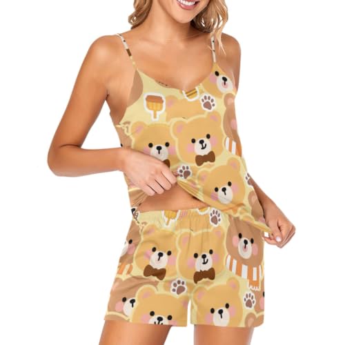 Pyjama classique en satin pour femme thermorégulateur à la douceur soyeuse haut de gamme